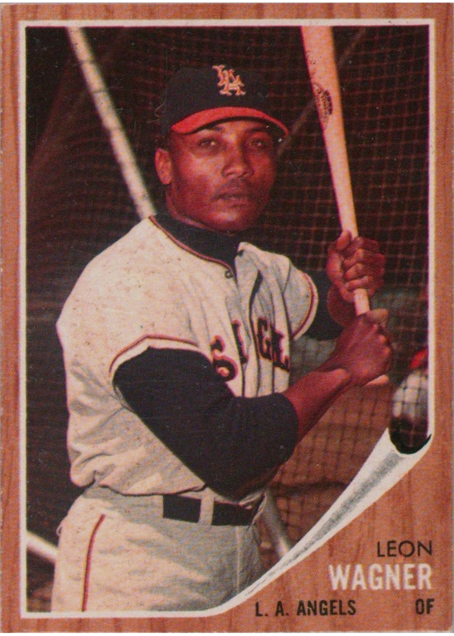 1962 Topps #491 Leon Wagner, Los Angeles Angels