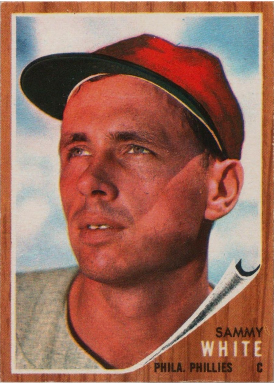 1962 Topps #494 Sammy White, Philadelphia Phillies