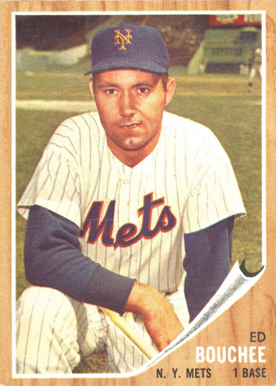 1962 Topps #497 Ed Bouchee, New York Mets