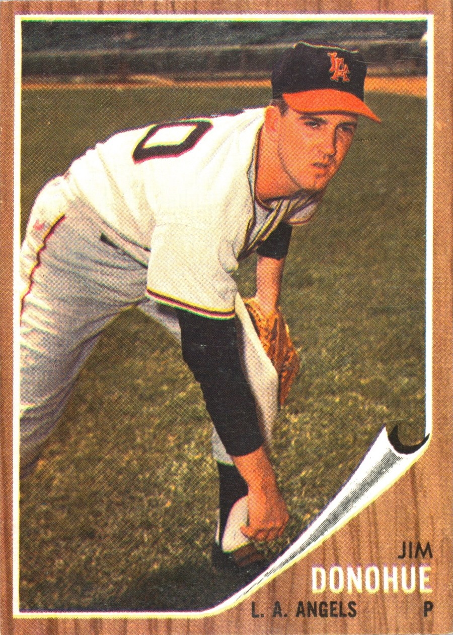 1962 Topps #498 Jim Donohue, Los Angeles Angels