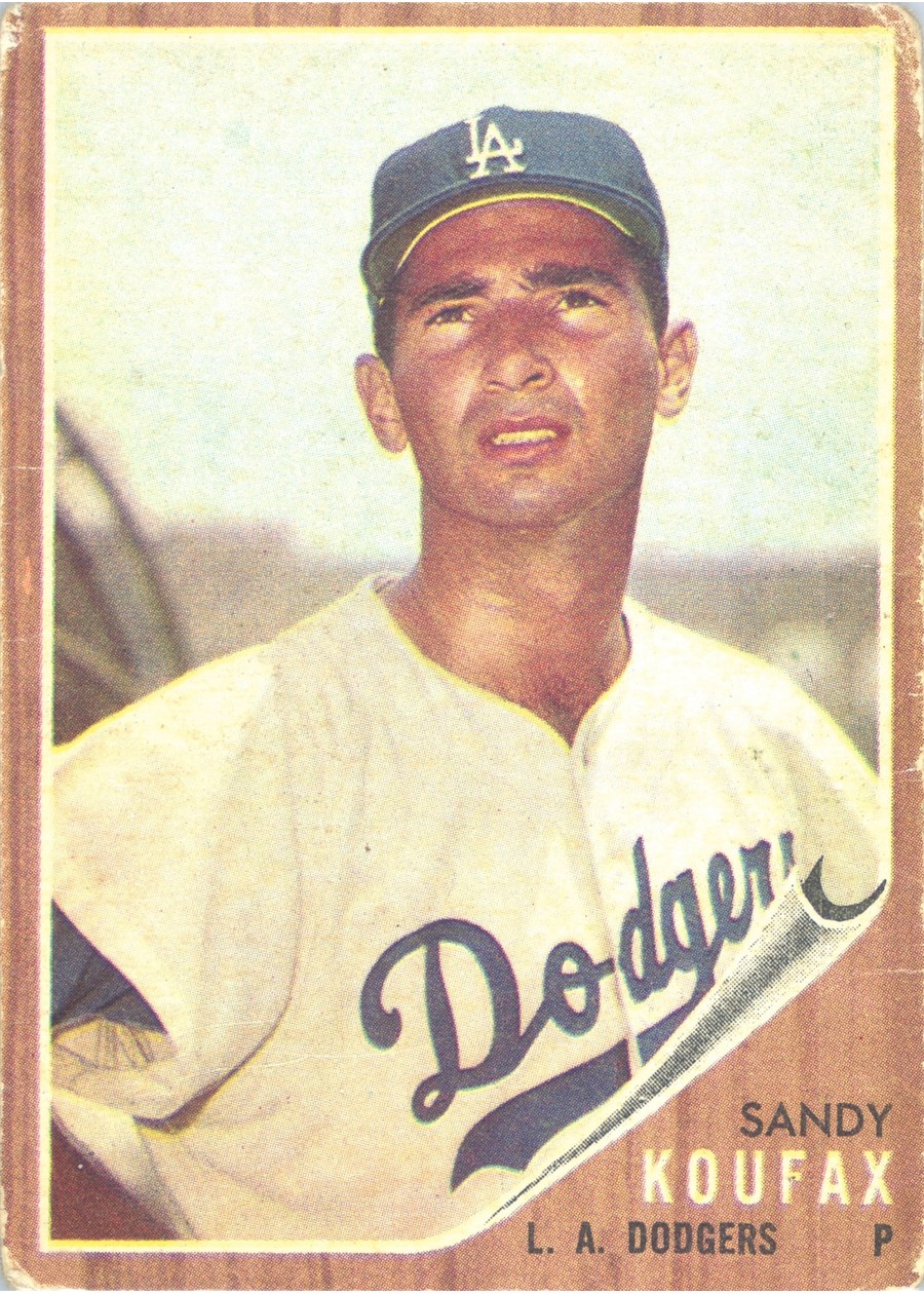 1962 Topps #5 Sandy Koufax, Los Angeles Dodgers