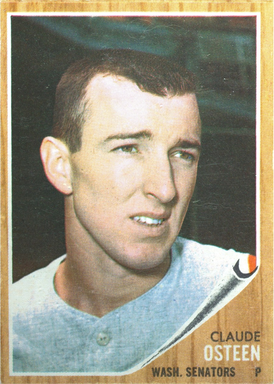 1962 Topps #501 Claude Osteen, Washington Senators