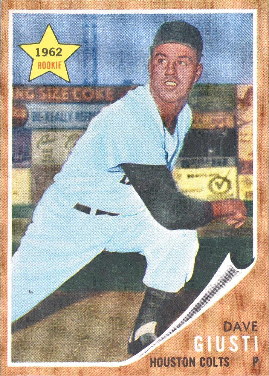 1962 Topps #509 Dave Giusti, Houston Colt .45's