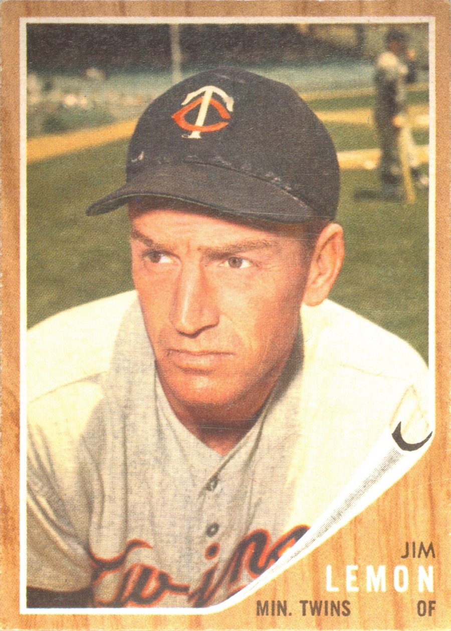 1962 Topps #510 Jim Lemon, Minnesota Twins