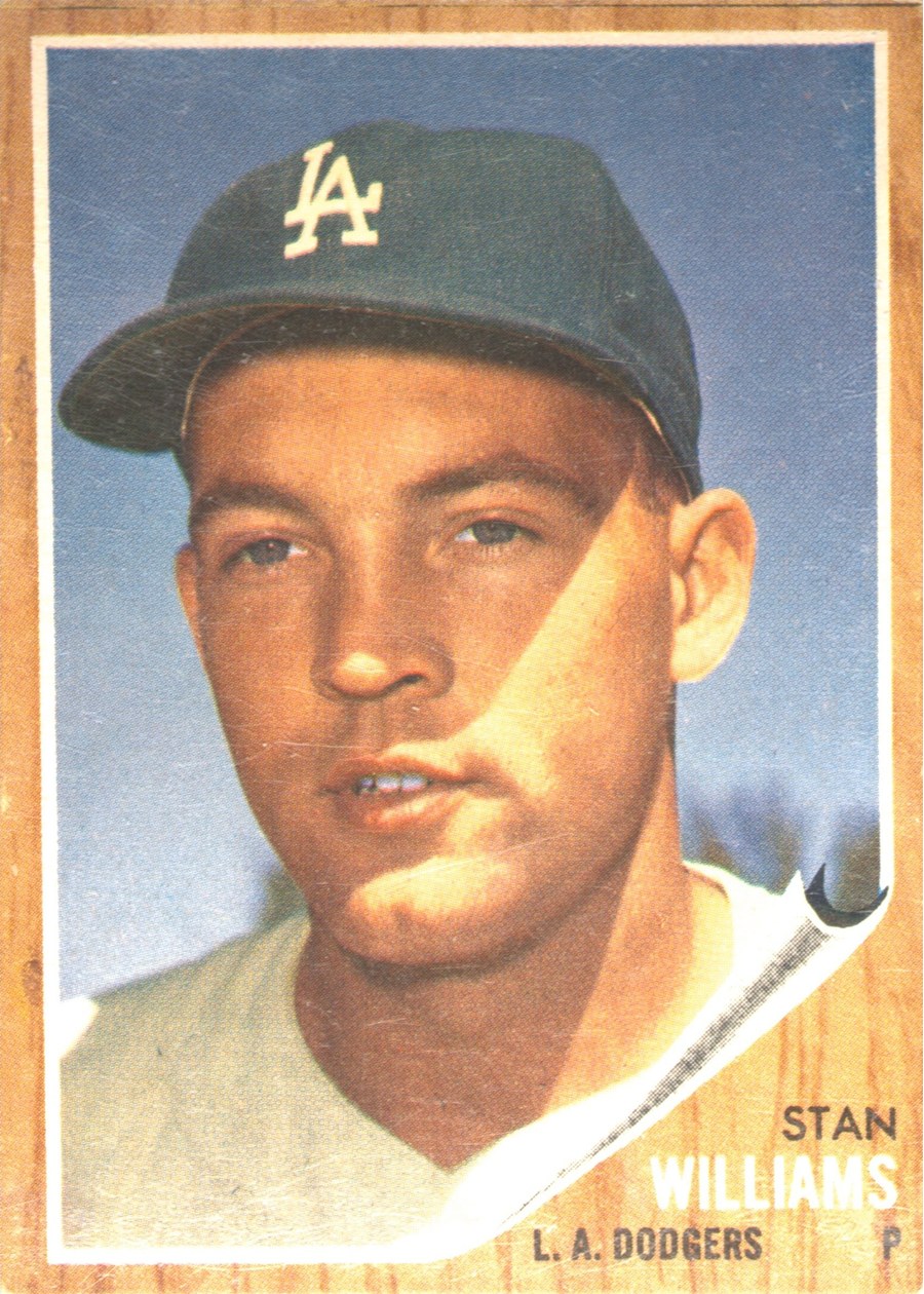 1962 Topps #515 Stan Williams, Los Angeles Dodgers