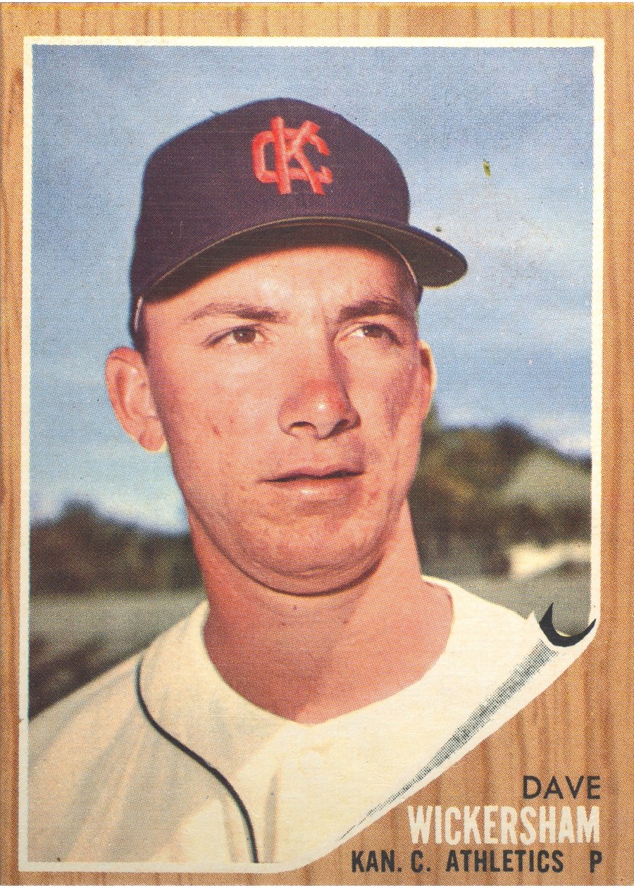 1962 Topps #517 Dave Wickersham, Kansas City Athletics