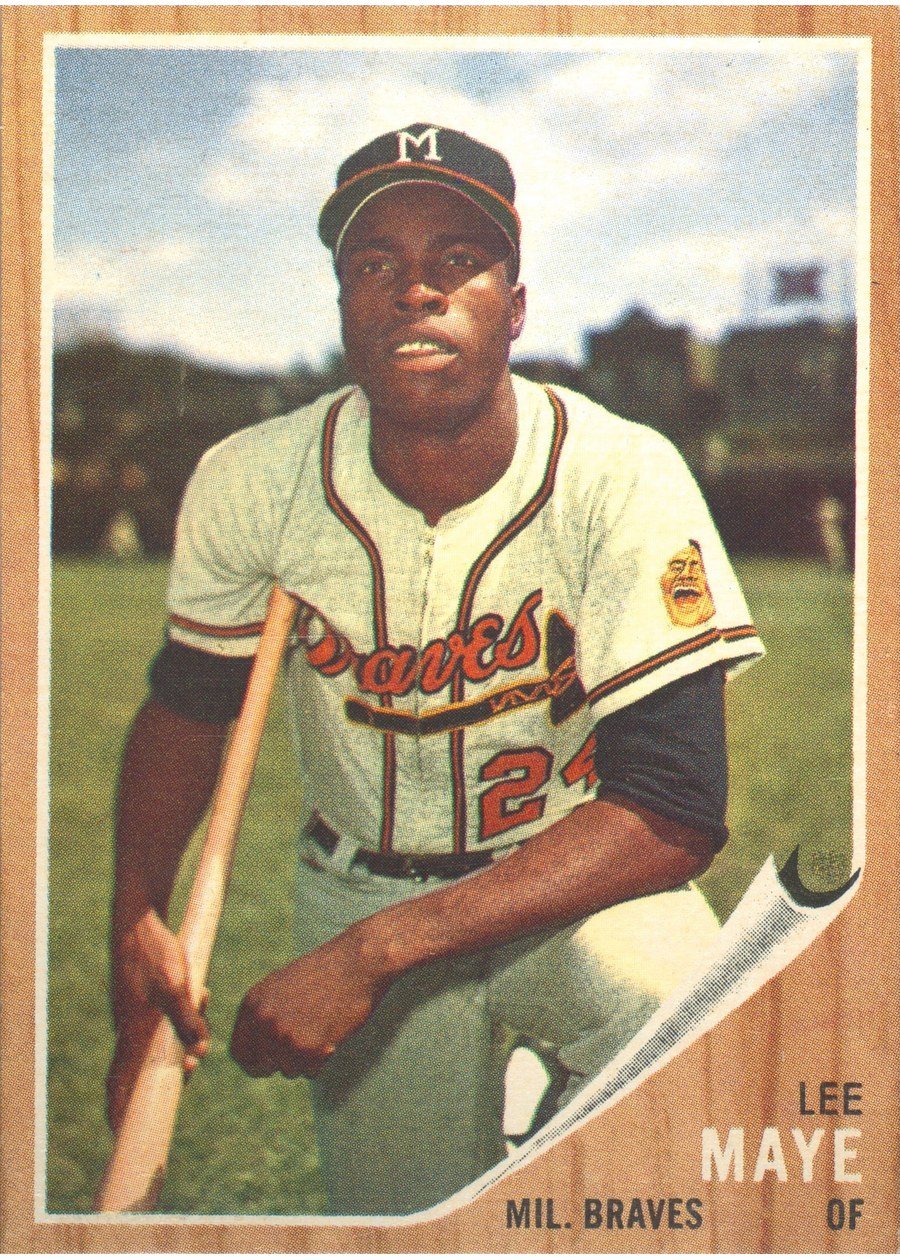 1962 Topps #518 Lee Maye, Milwaukee Braves