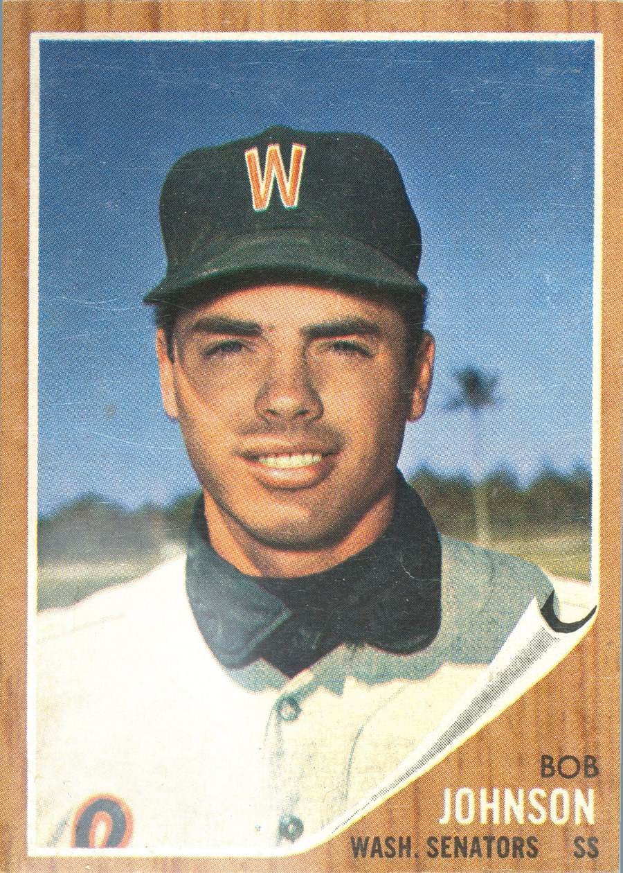1962 Topps #519 Bob Johnson, Washington Senators