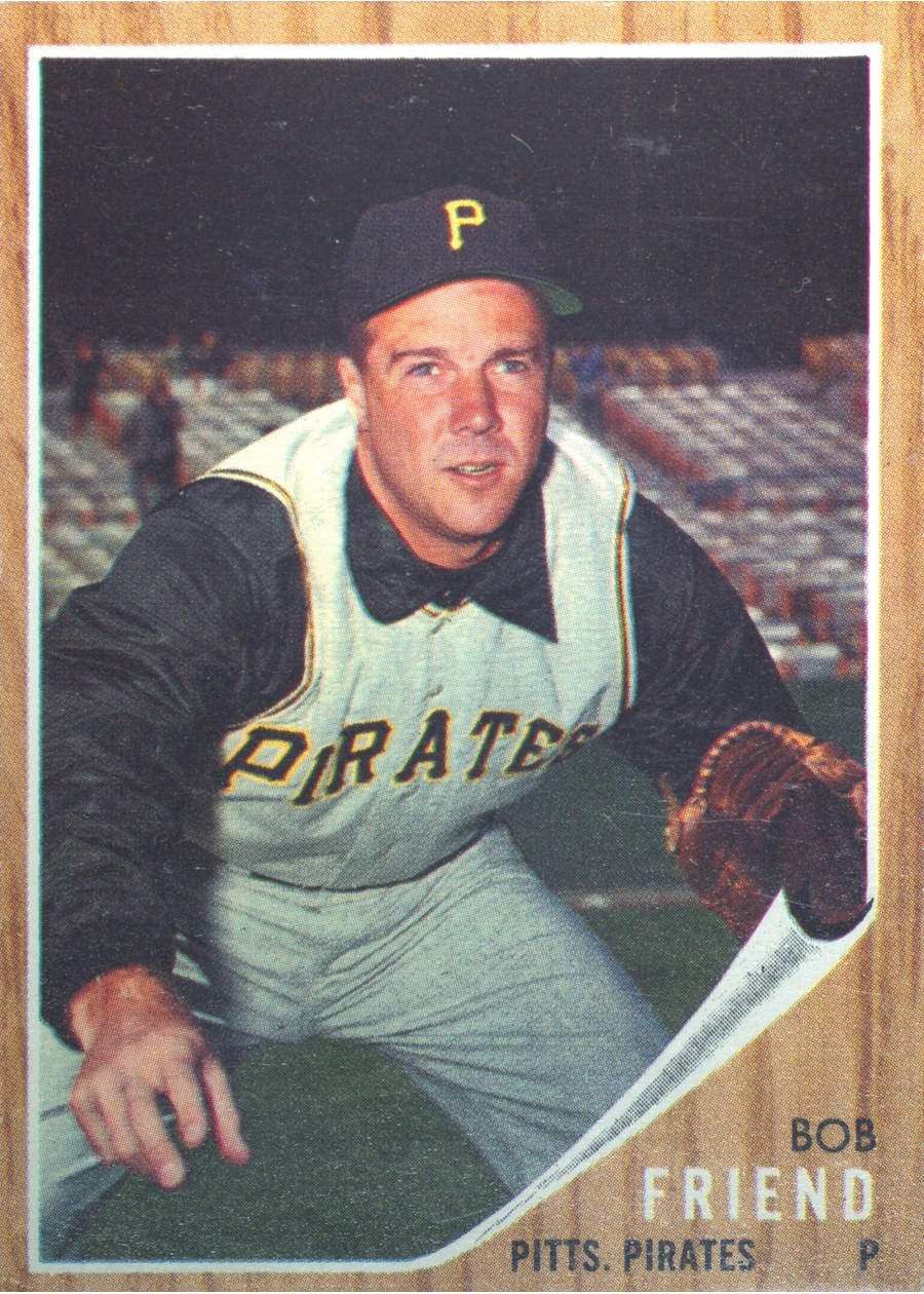 1962 Topps #520 Bob Friend, Pittsburgh Pirates