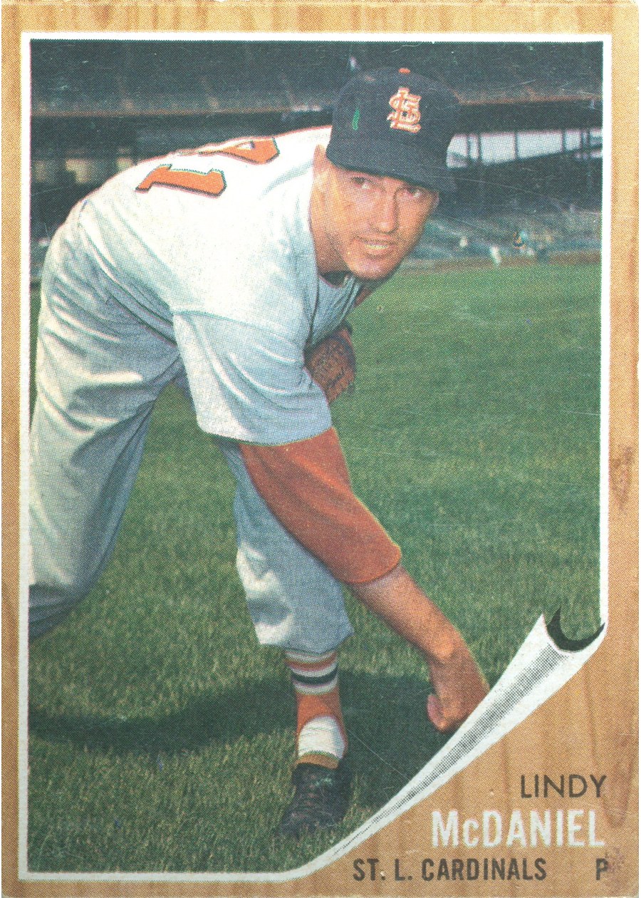 1962 Topps #522 Lindy McDaniel, St. Louis Cardinals