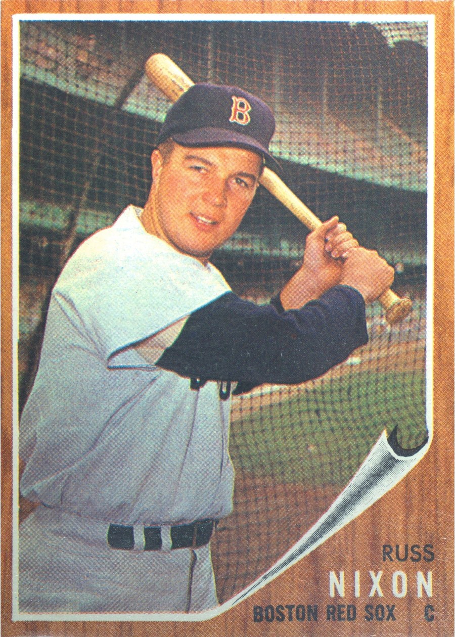 1962 Topps #523 Russ Nixon, Boston Red Sox