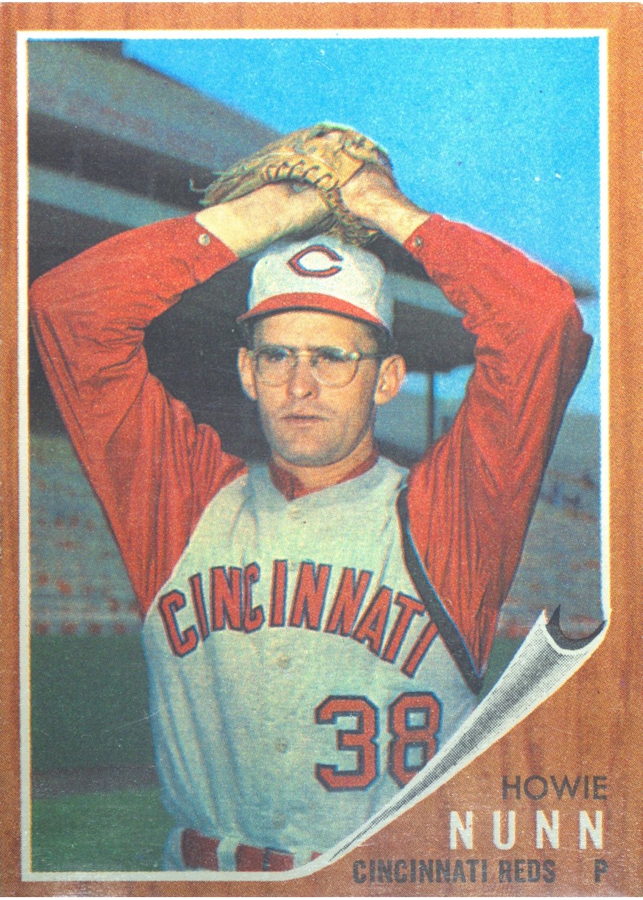1962 Topps #524 Howie Nunn, Cincinnati Reds