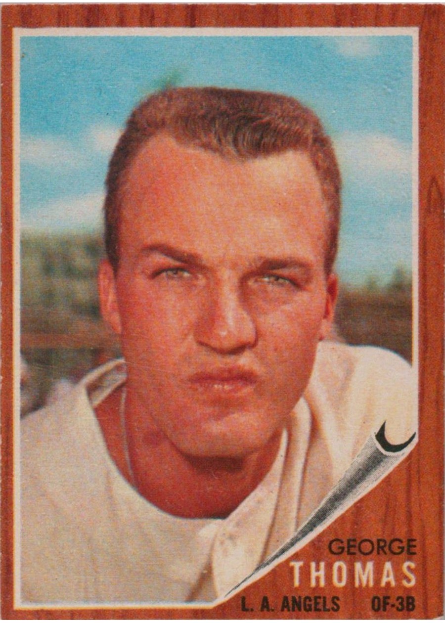 1962 Topps #525 George Thomas, Los Angeles Angels