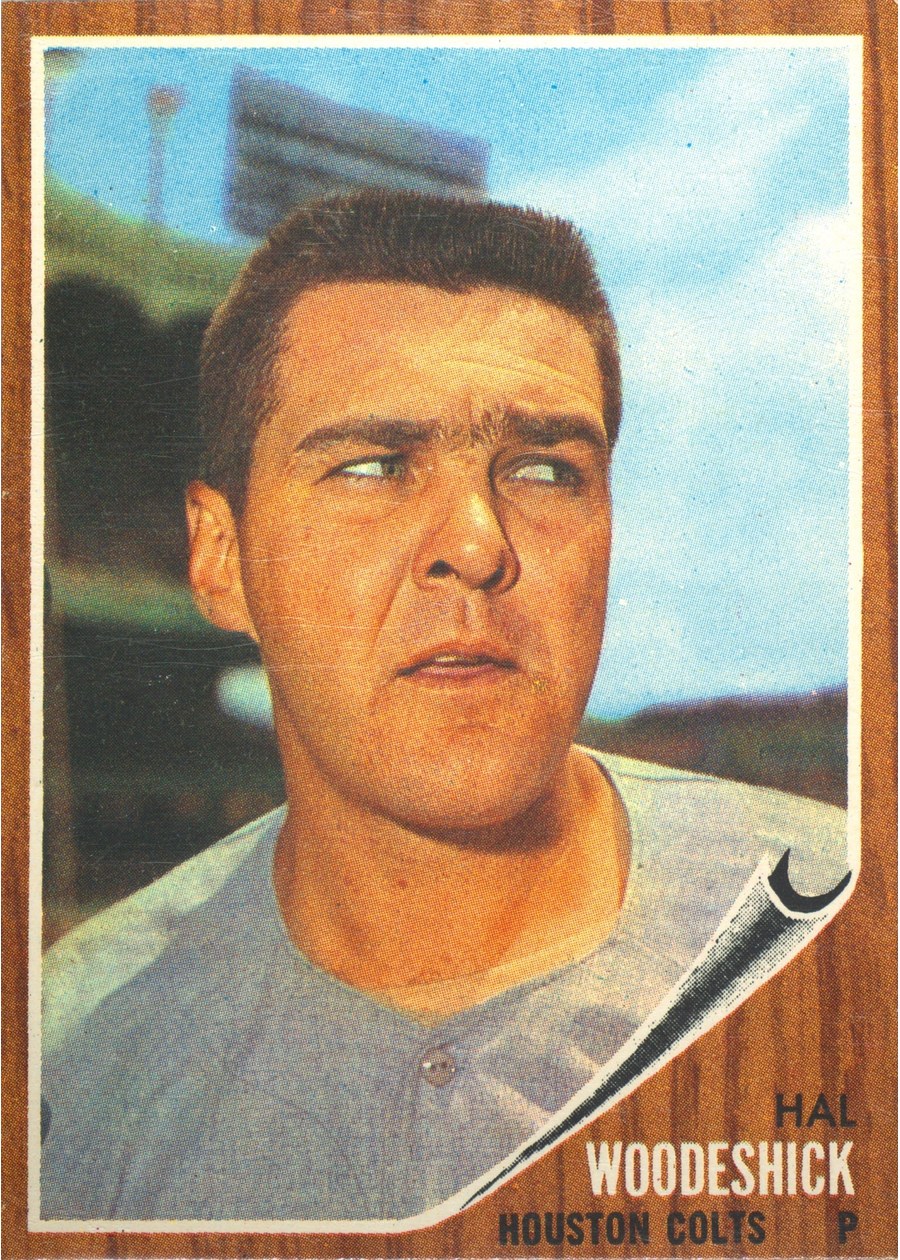 1962 Topps #526 Hal Woodeshick, Houston Colt .45's
