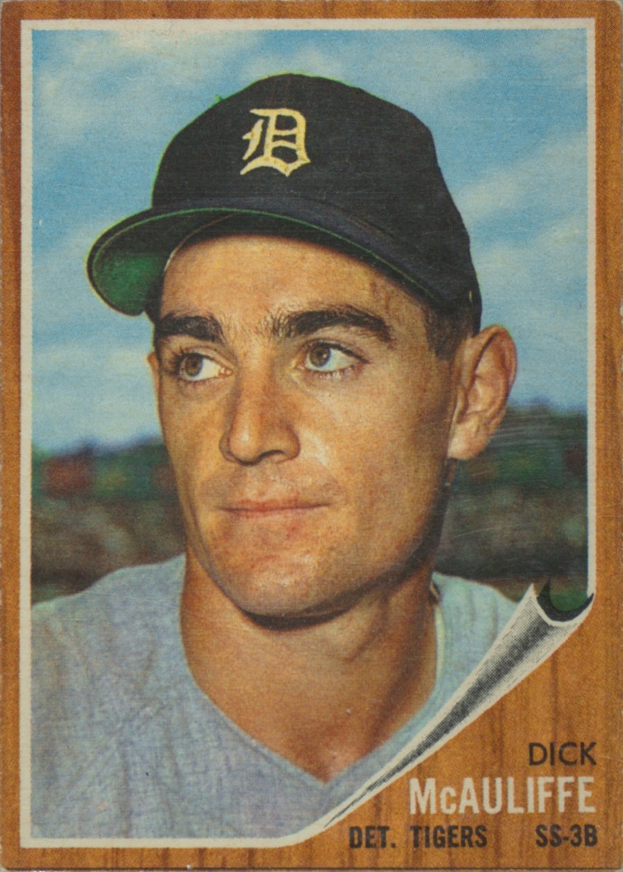 1962 Topps #527 Dick McAuliffe, Detroit Tigers