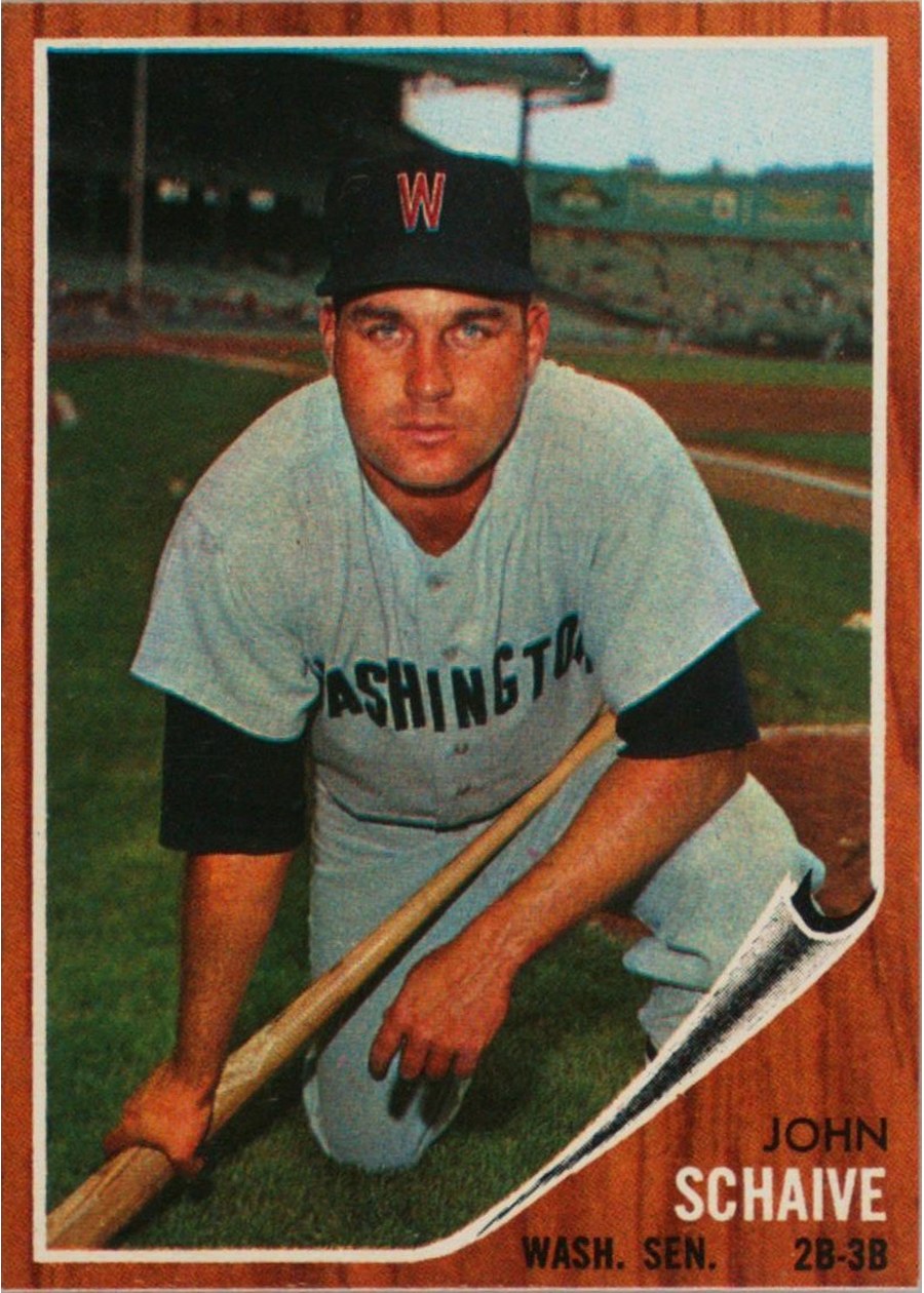 1962 Topps #529 John Schaive, Washington Senators