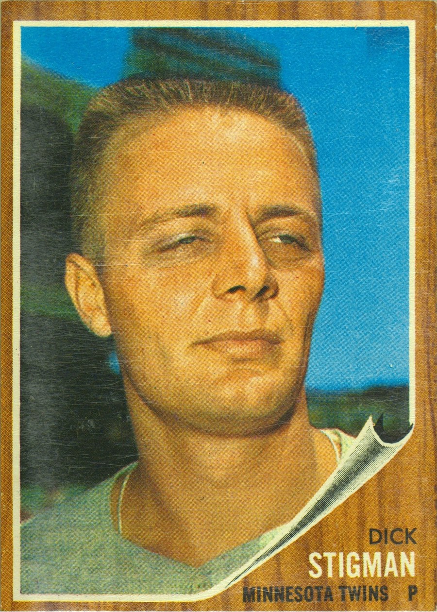 1962 Topps #532 Dick Stigman, Minnesota Twins