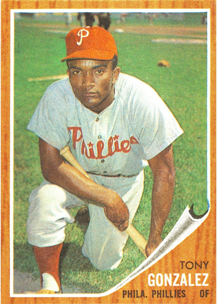 1962 Topps #534 Tony Gonzalez, Philadelphia Phillies