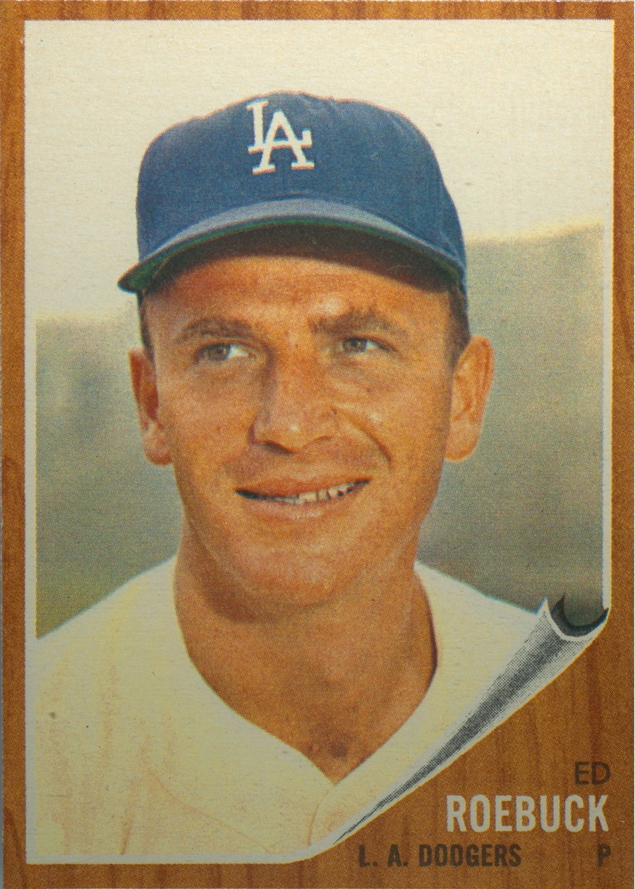 1962 Topps #535 Ed Roebuck, Los Angeles Dodgers