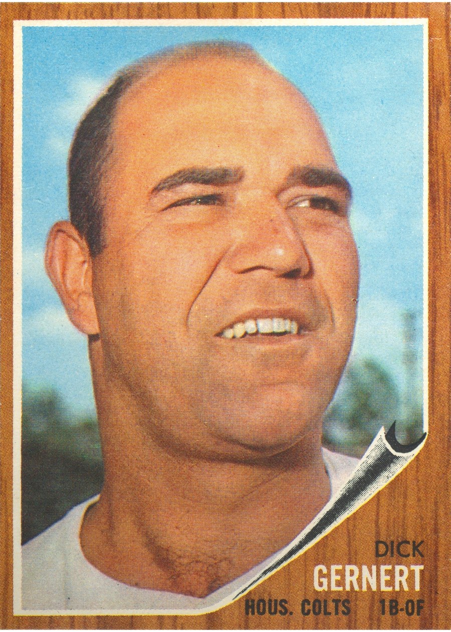 1962 Topps #536 Dick Gernert, Houston Colt .45's