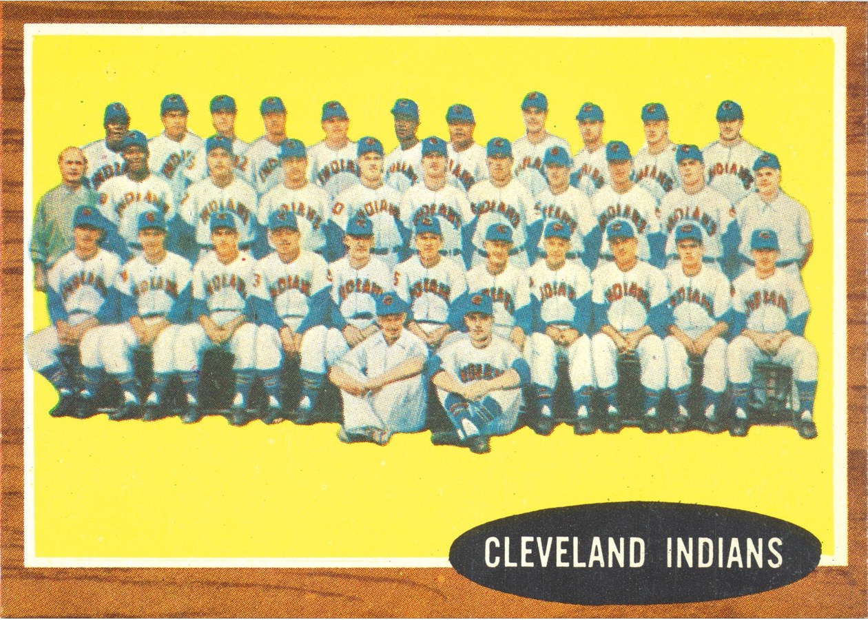1962 Topps #537 Cleveland Indians Team