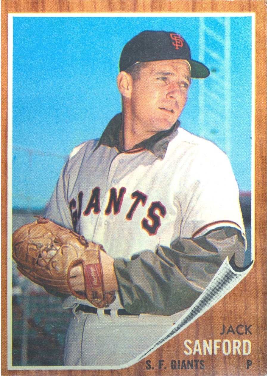 1962 Topps #538 Jack Sanford, San Francisco Giants