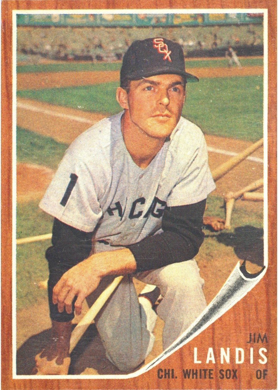 1962 Topps #540 Jim Landis, Chicago White Sox