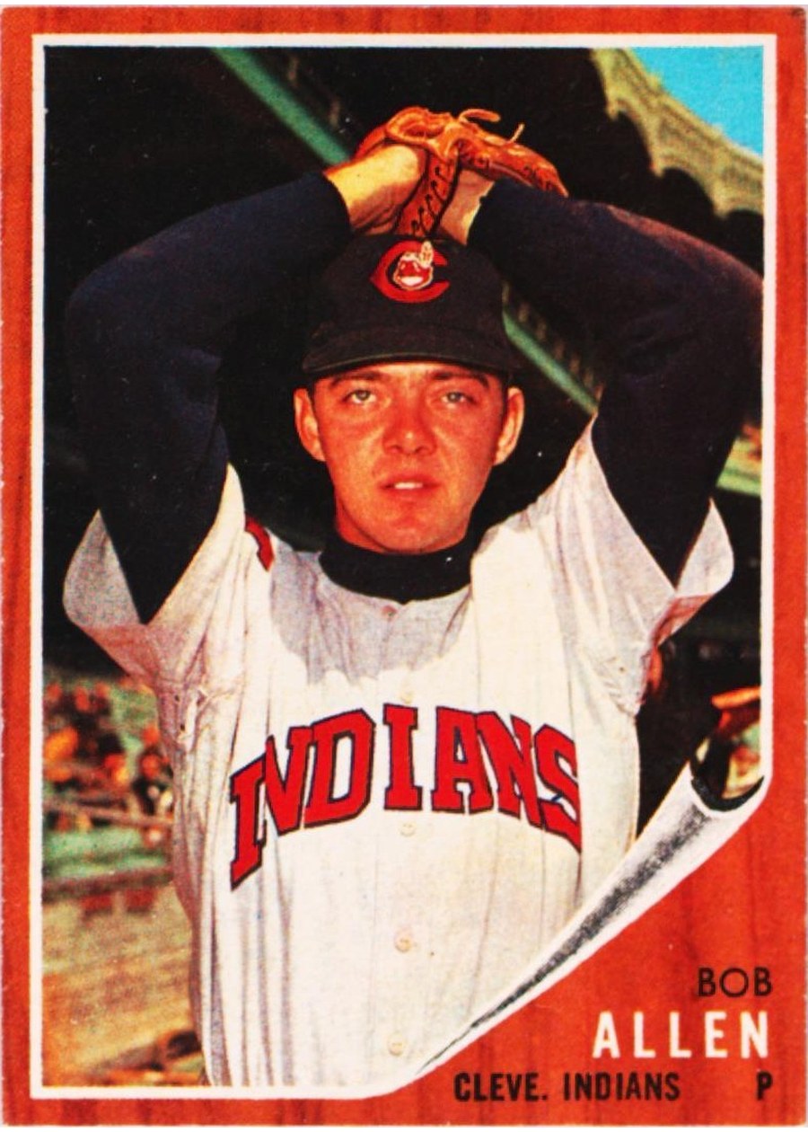 1962 Topps #543 Bob Allen, Cleveland Indians