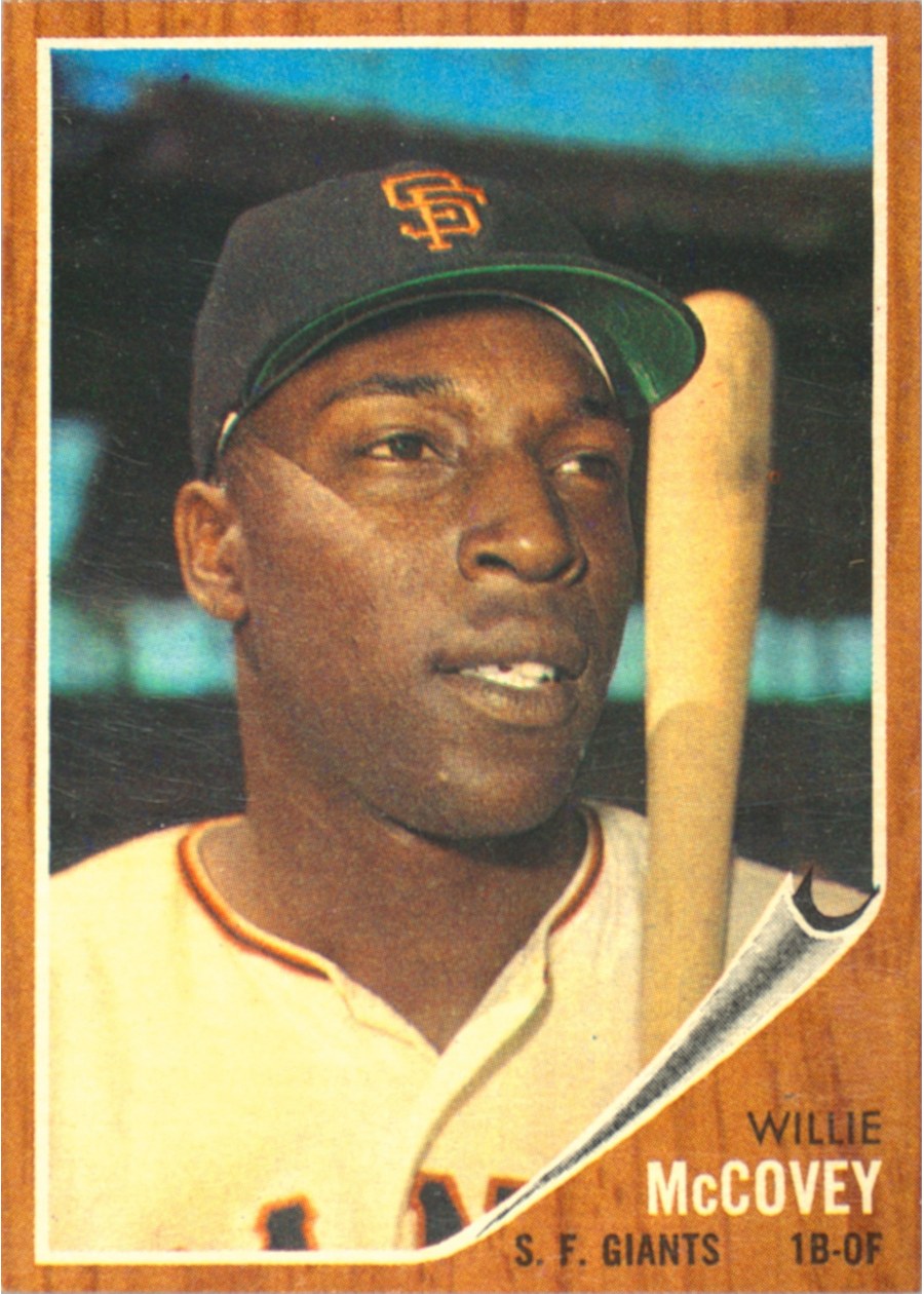 1962 Topps #544 Willie McCovey, San Francisco Giants