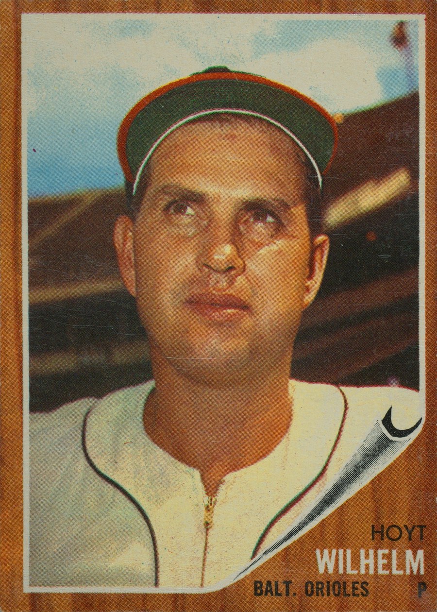 1962 Topps #545 Hoyt Wilhelm, Baltimore Orioles