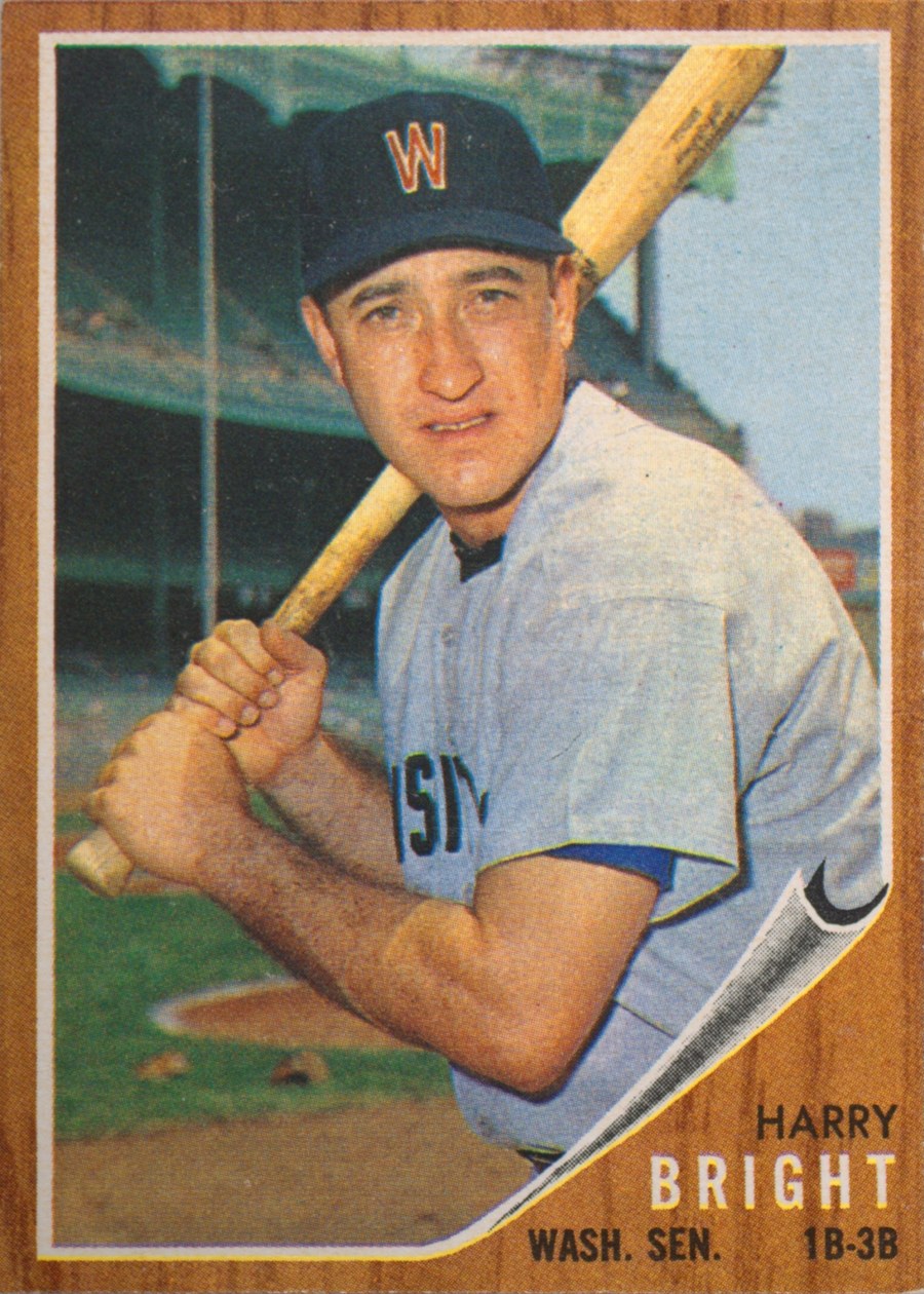 1962 Topps #551 Harry Bright, Washington Senators