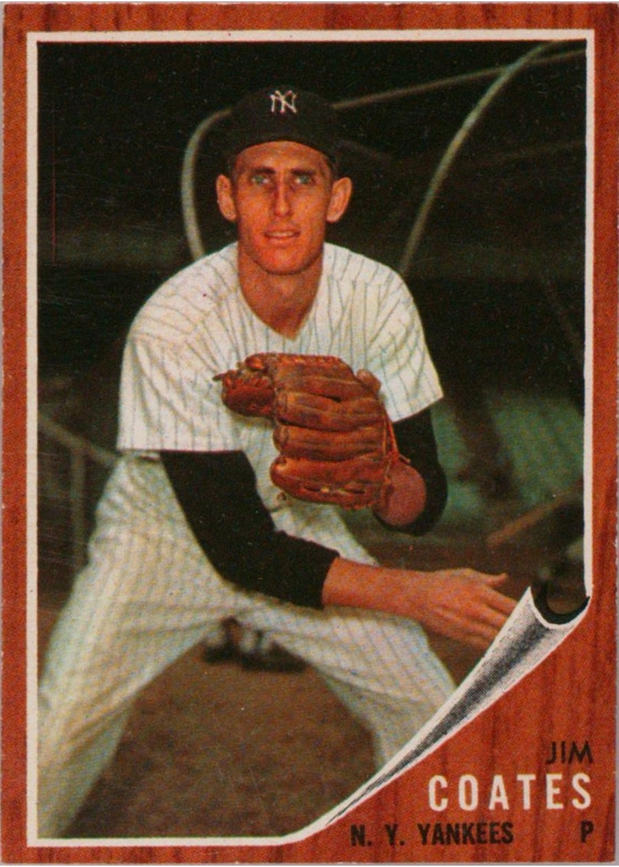 1962 Topps #553 Jim Coates, New York Yankees