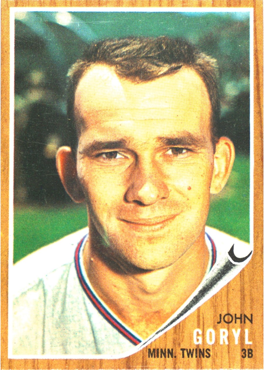 1962 Topps #558 John Goryl, Minnesota Twins