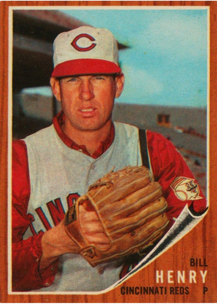 1962 Topps #562 Bill Henry, Cincinnati Reds