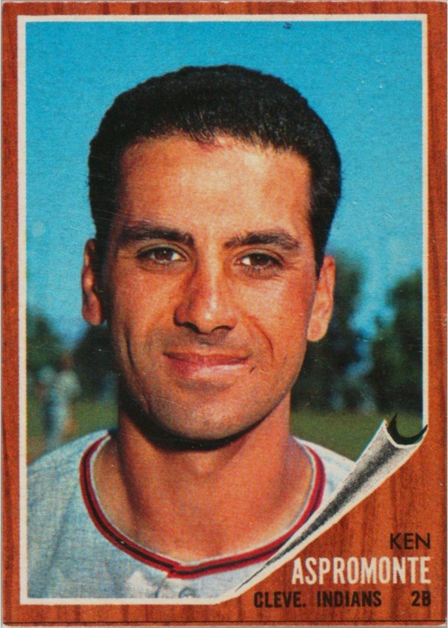 1962 Topps #563 Ken Aspromonte, Cleveland Indians