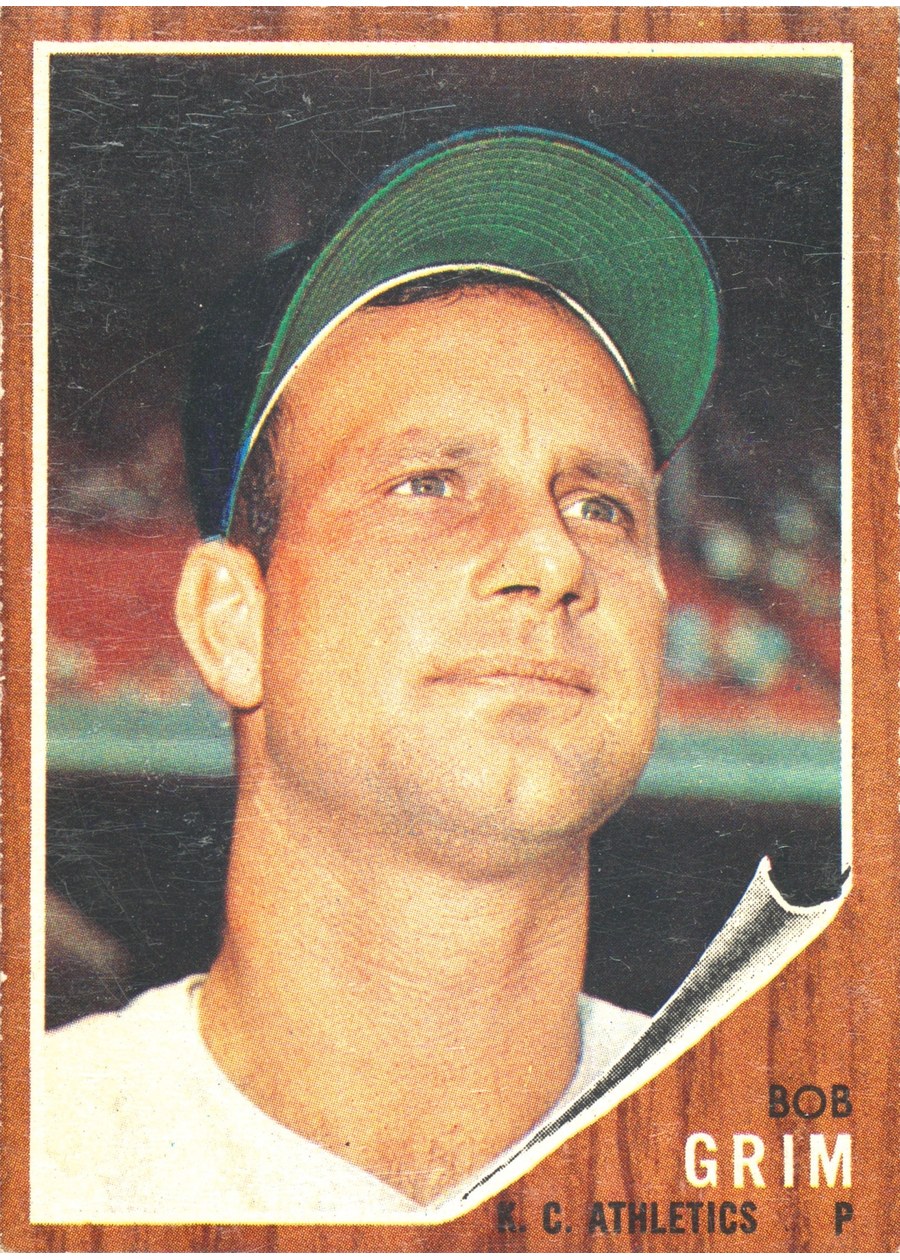 1962 Topps #564 Bob Grim, Kansas City Athletics