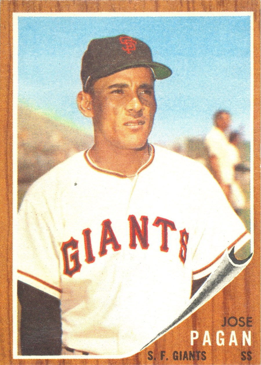1962 Topps #565 Jose Pagan, San Francisco Giants