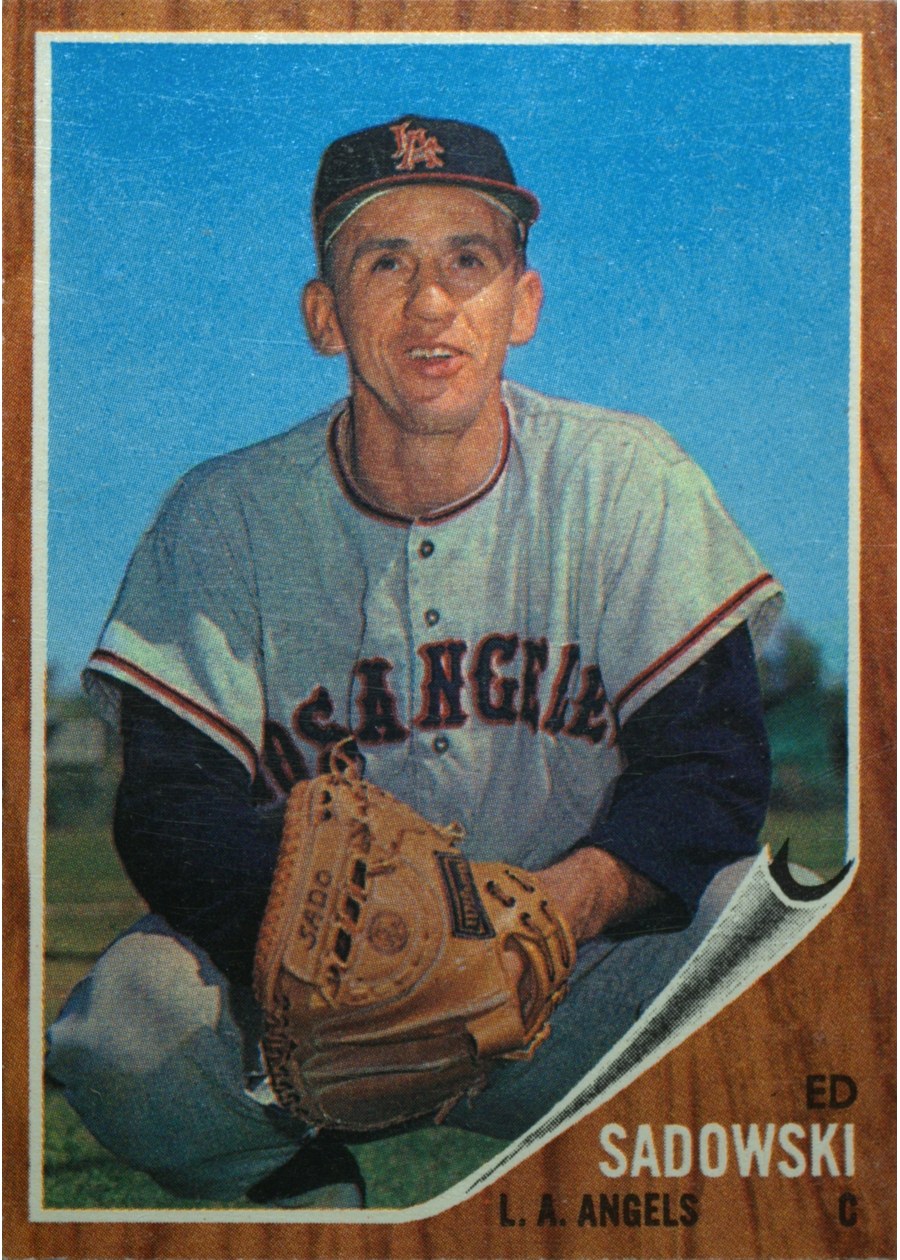 1962 Topps #569 Ed Sadowski, Los Angeles Angels