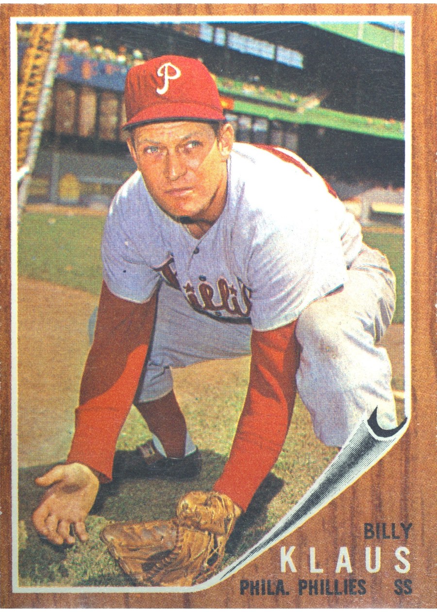 1962 Topps #571 Billy Klaus, Philadelphia Phillies