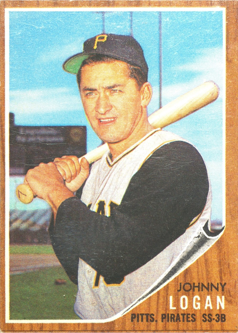 1962 Topps #573 Johnny Logan, Pittsburgh Pirates