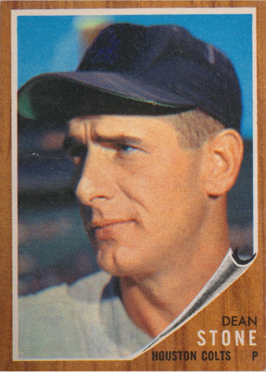 1962 Topps #574 Dean Stone, Houston Colt .45's