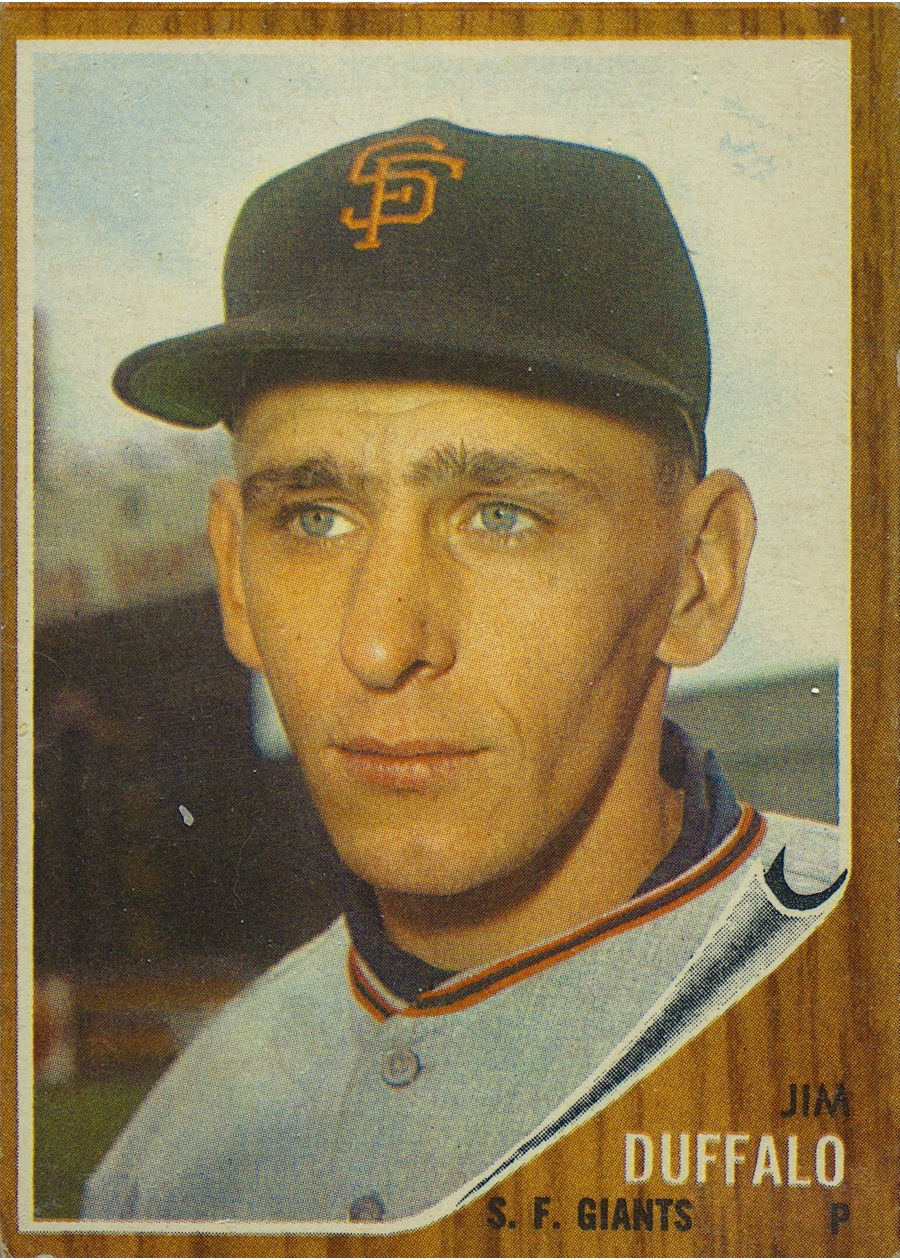 1962 Topps #578 Jim Duffalo, San Francisco Giants