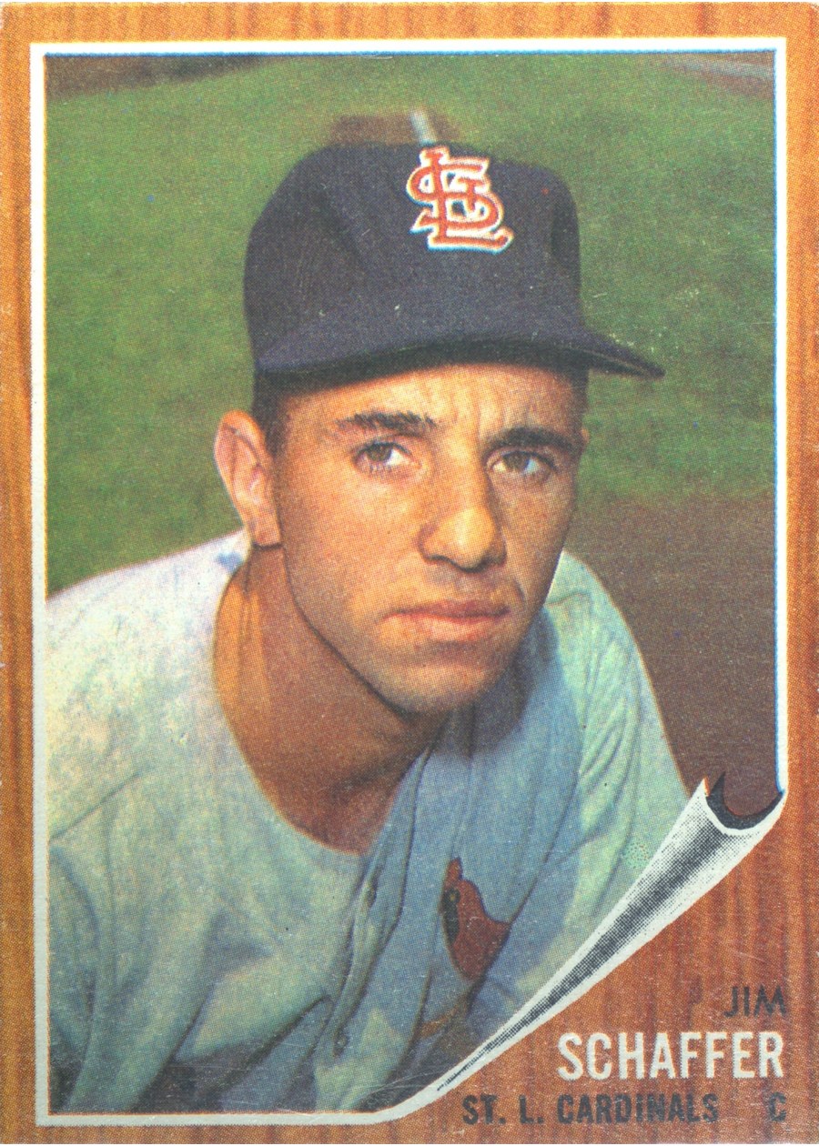 1962 Topps #579 Jim Schaffer, St. Louis Cardinals