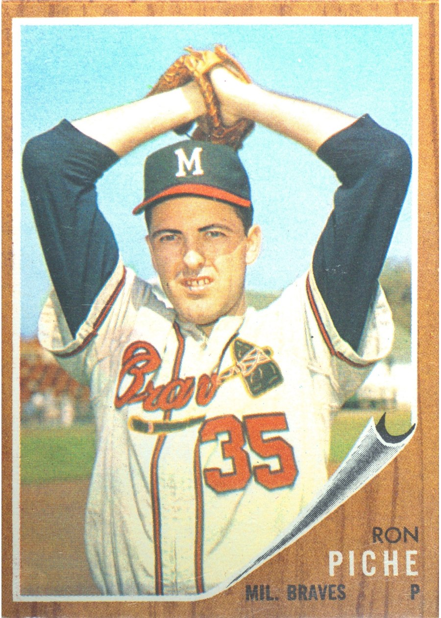 1962 Topps #582 Ron Piche, Milwaukee Braves