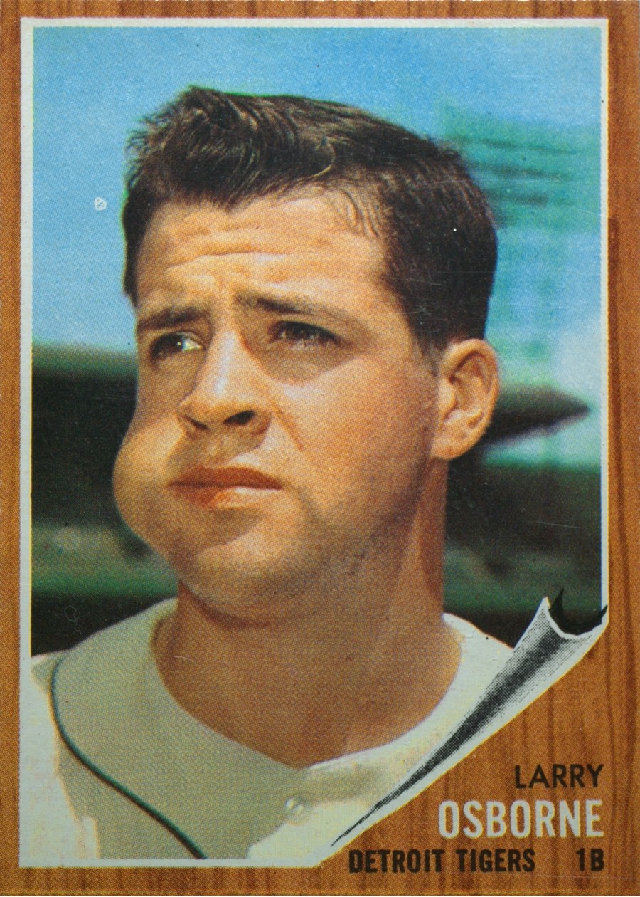 1962 Topps #583 Larry Osborne, Detroit Tigers