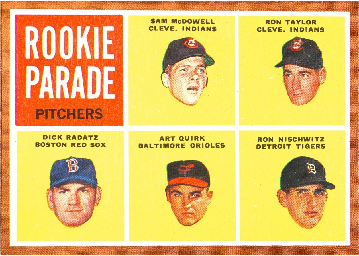 1962 Topps #591 Rookie Parade Pitchers