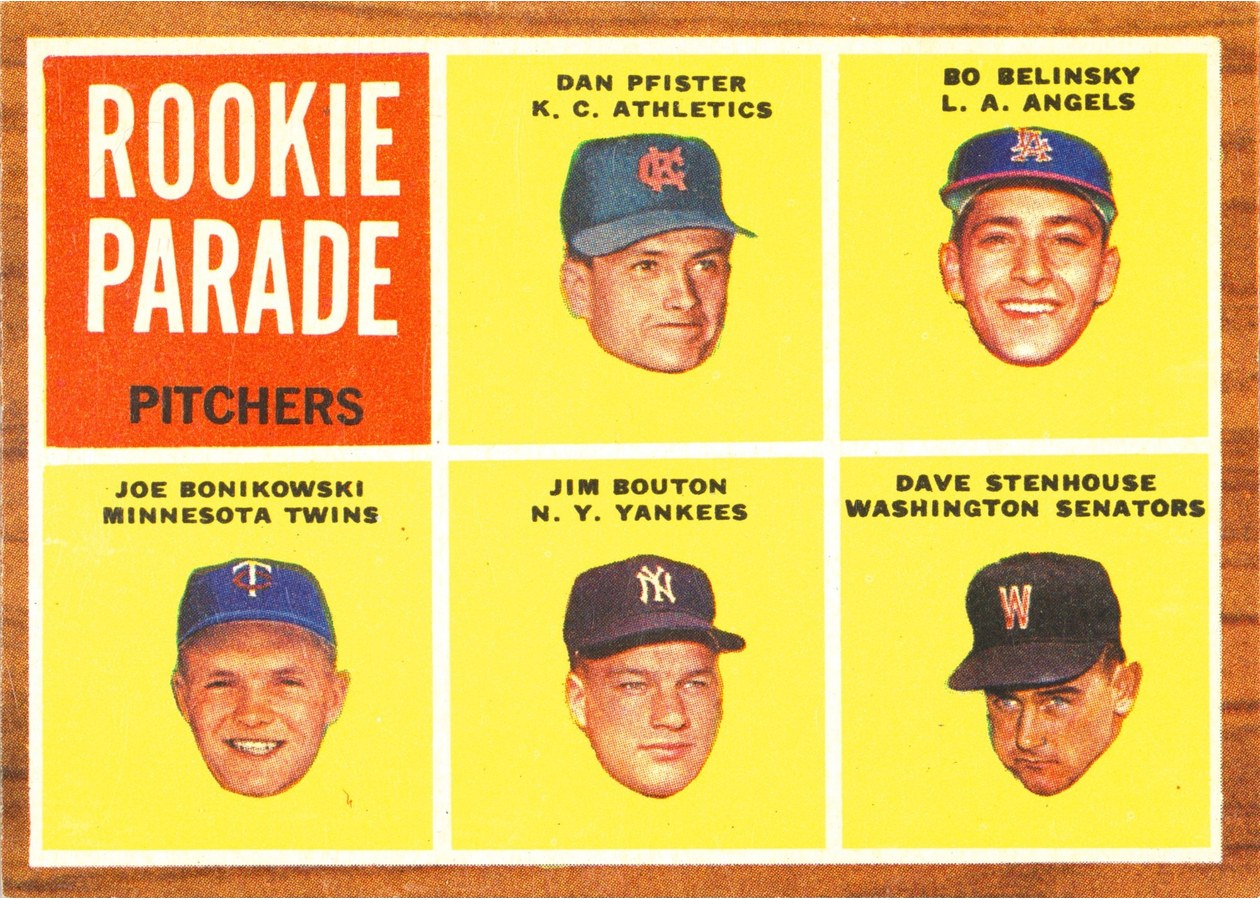 1962 Topps #592 Rookie Parade Pitchers