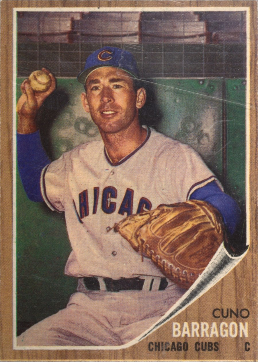 1962 Topps #66 Cuno Barragan, Chicago Cubs