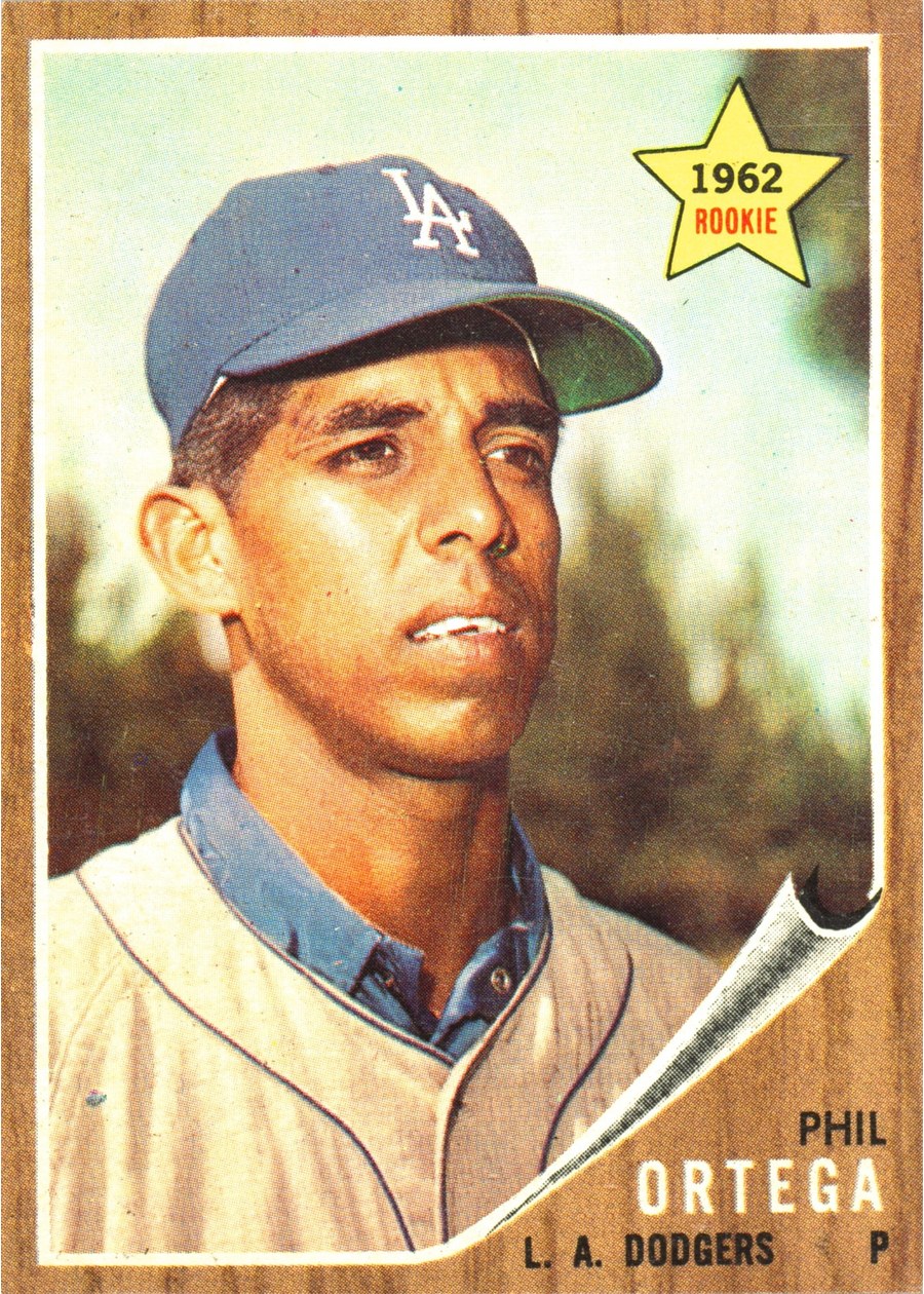 1962 Topps #69 Phil Ortega, Los Angeles Dodgers