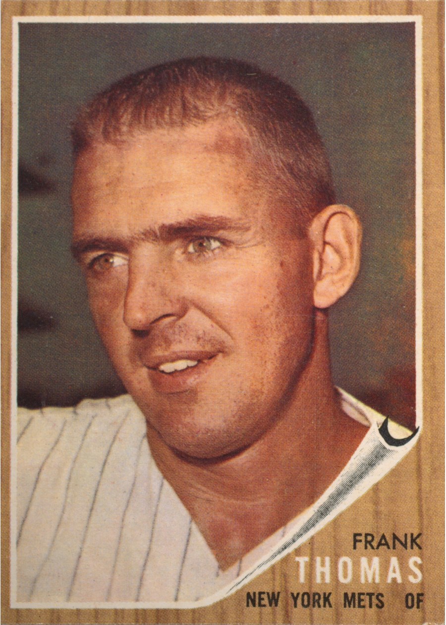 1962 Topps #7 Frank Thomas, New York Mets